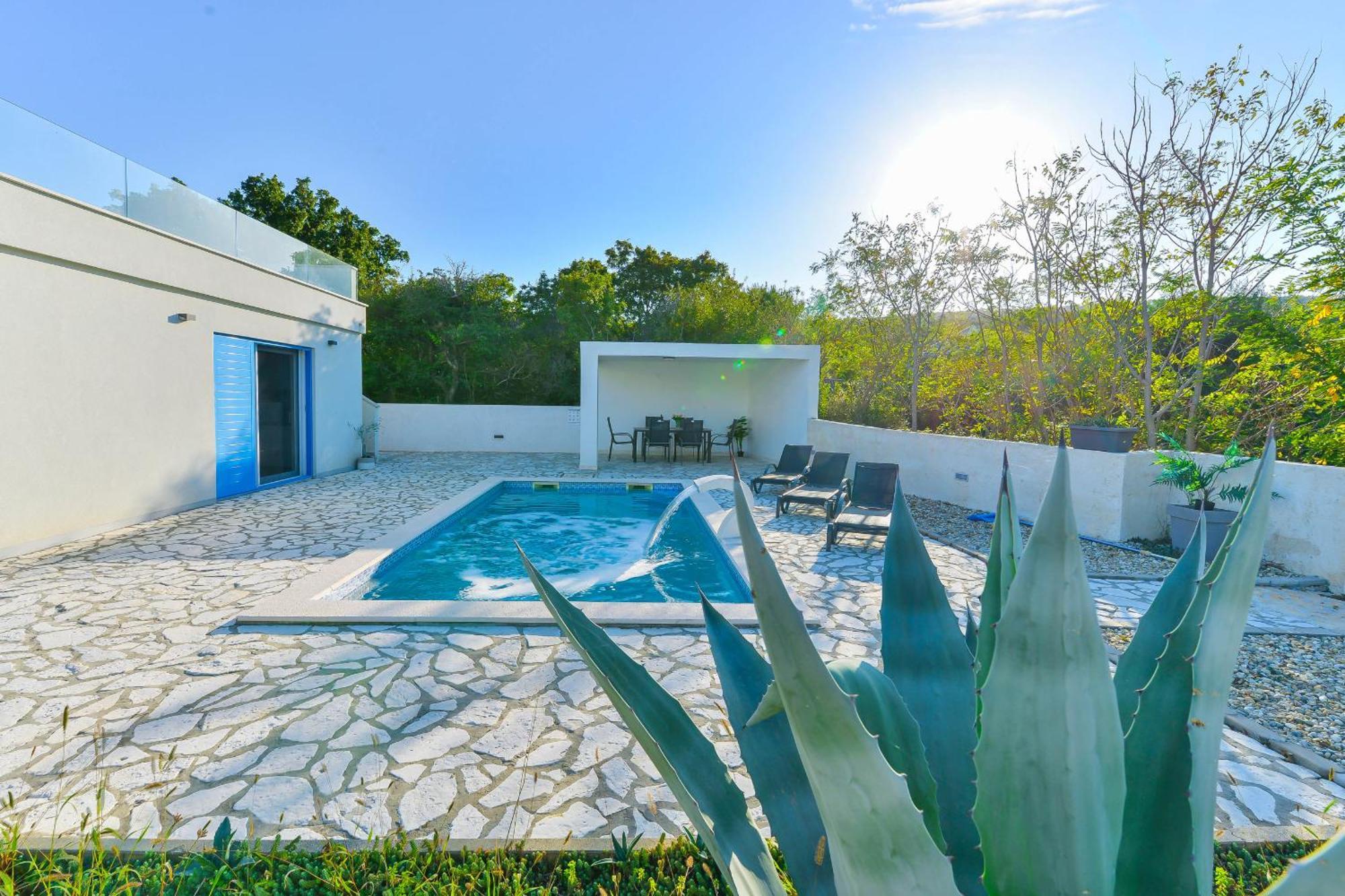 Villa Anna With Pool, Zadar County Vinjerac Exteriör bild