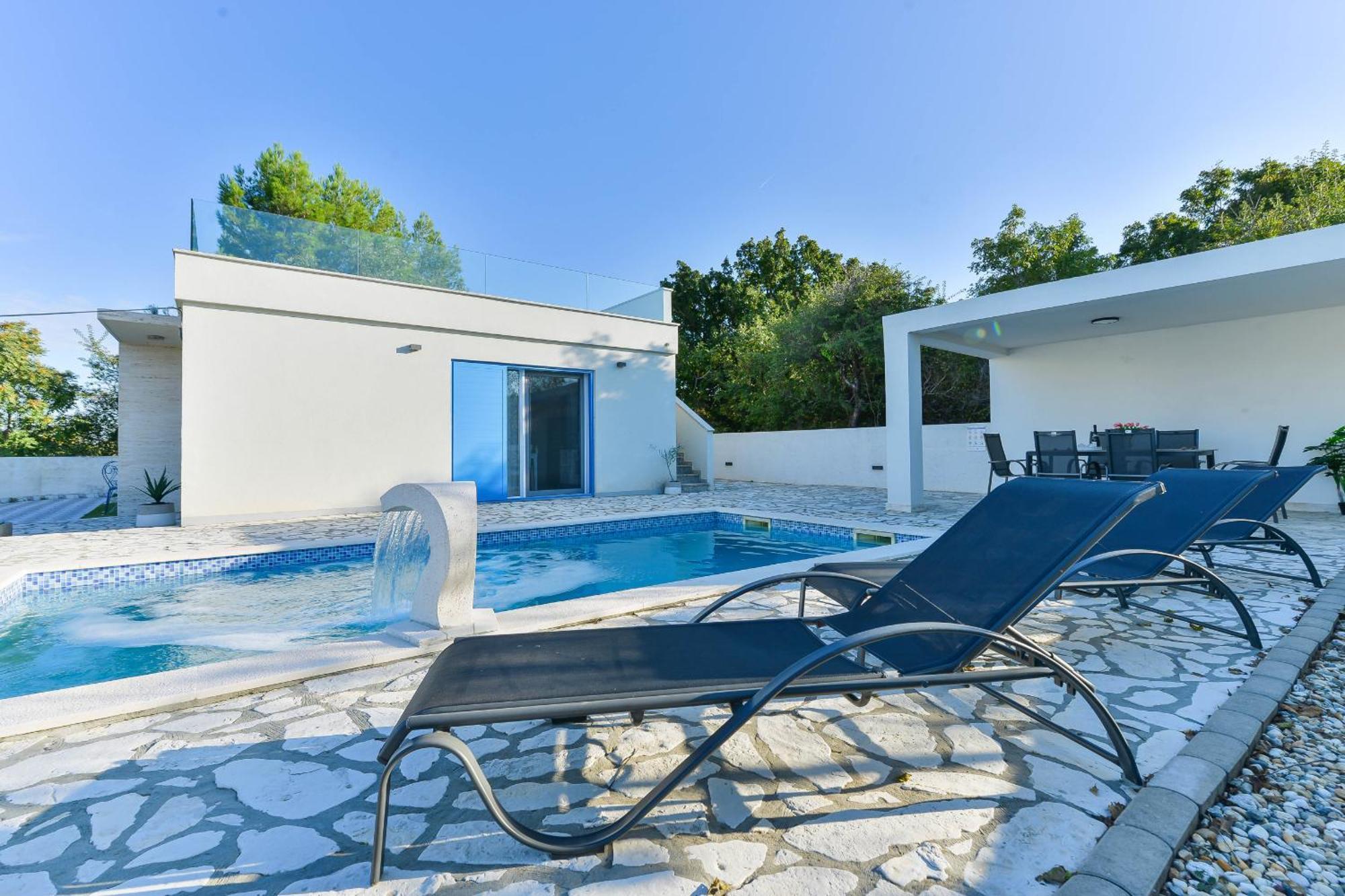 Villa Anna With Pool, Zadar County Vinjerac Exteriör bild